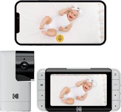 Kodak Cherish C525P Akıllı Bebek Monitörü 5.0'' Lcd Ekran Ebeveyn Ünitesi