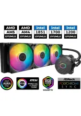 Cooler Master MasterLiquid ML360L V2 ARGB 360mm Siyah Sıvı İşlemci Soğutucusu (Intel LGA 1851/1700 - AMD AM5/AM4 Uyumlu)