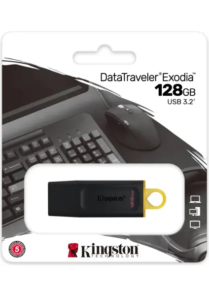 128GB USB3.2 Gen1 DTX/128GB Exodia KINGSTON