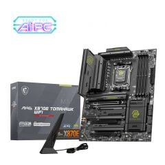 MSI MAG X870E TOMAHAWK WIFI AM5 DDR5 8400 MHz (OC) 4× DIMM 256 GB DDR5 USB 4 40 Gbps 21‑port 5G LAN Wi‑Fi 7 HDMI DisplayPort RGB ATX Anakart