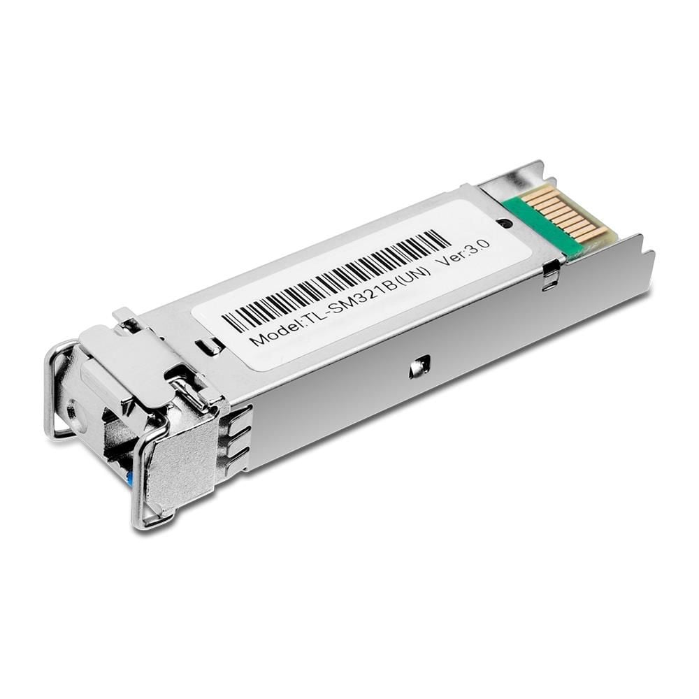 Omada TP‑Link TL‑SM321B‑2 1000Base‑BX WDM Bi‑Directional 1.25 Gbps LC Simplex 9/125 µm SMF 2 km SFP‑MSA DDM Hot‑Swappable Modülü