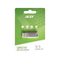 Acer UM310 32GB USB 3.2 Gen 1 Gümüş Metal Flash Bellek