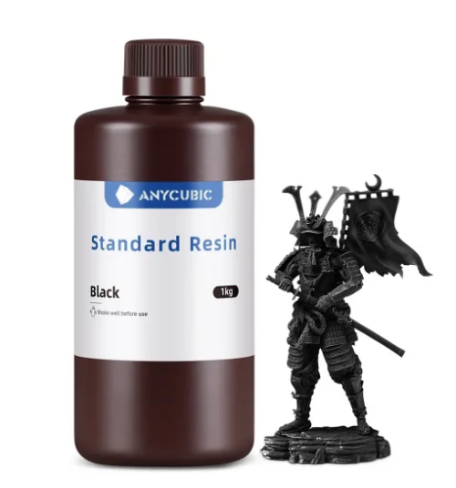 Anycubic Standard UV Reçine Siyah 1Kg 3D Yazıcı Reçinesi