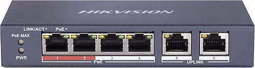 HIKVISION DS-3E0106MP-E/M 4XFE+2XFE RJ45 45W PORT SWİTCH