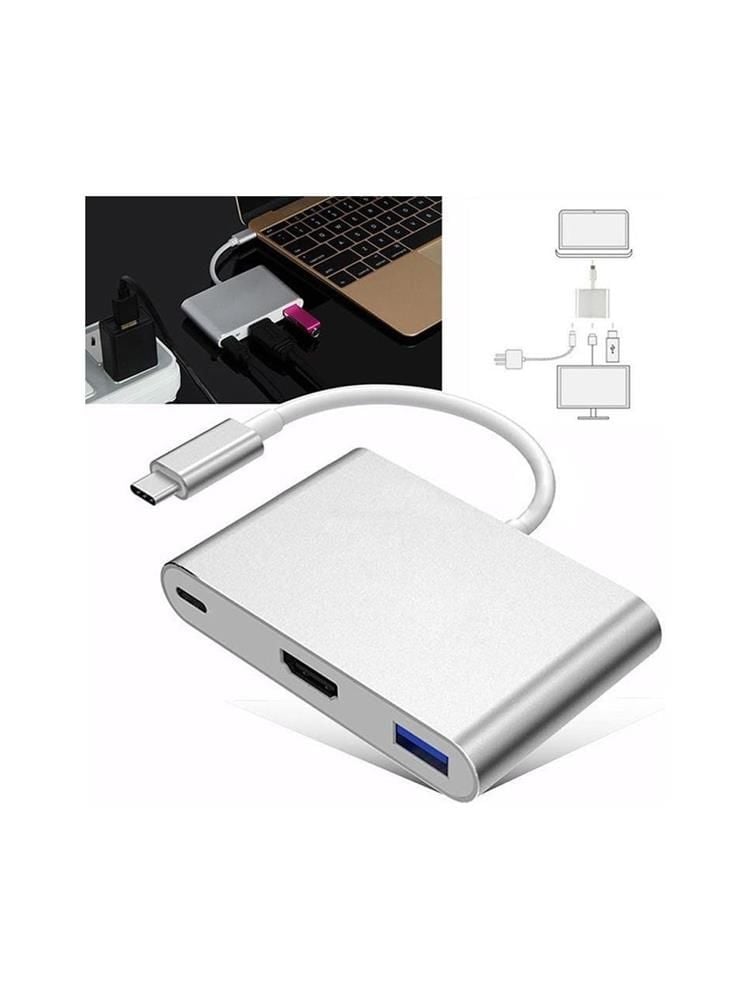 Codegen CDG-CNV39 USB 3.1 Type-C - USB 3.0 + HDMI + USB 3.1 Type-C Çoklayıcı Adaptör