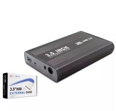 HADRON HDX1756 HDD KUTU USB 3.0 Metal SATA 3.5'' Siyah Harici Sabit Disk Kutusu 24 Ay Garanti