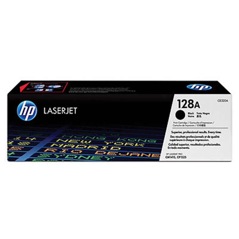 HP 128A Siyah (Black) LaserJet Toner Kartuşu - CE320A - LaserJet Pro CP1525 / CM1415 - 2.000 Sayfa