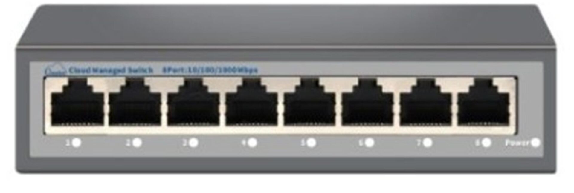 Nova NVC-HIS218G 8 Port Gigabit Full Gigabit Cloud Yönetilebilir Non-PoE Ethernet Switch