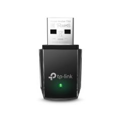 TP‑Link Archer T3U Mini AC1300 Kablosuz USB 3.0 Adaptör 400 Mbps (2.4 GHz)+867 Mbps (5 GHz) MU‑MIMO, Mini Tasarım, Windows/Mac Uyumlu