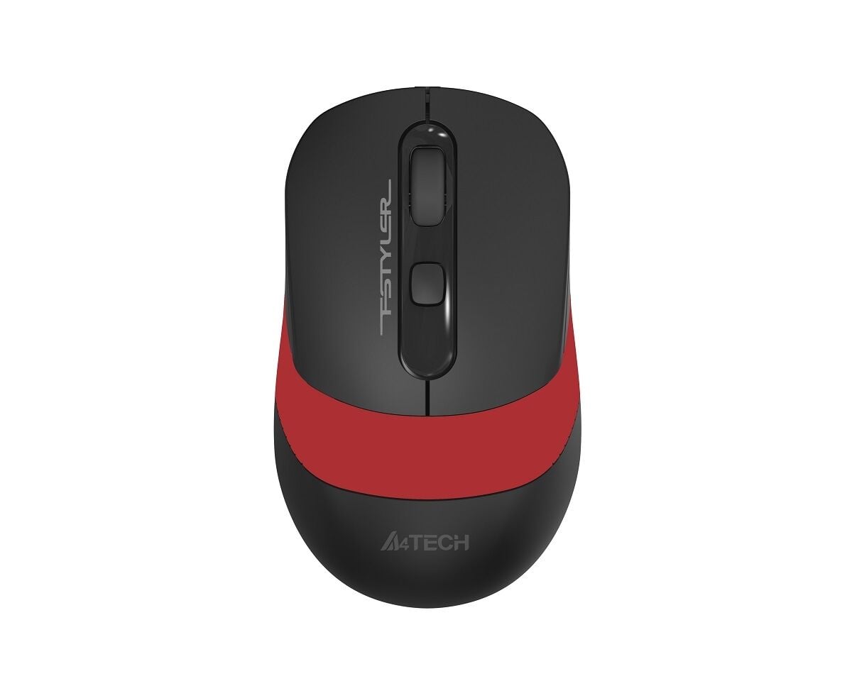 A4 Tech Fstyle FG10 Kablosuz Optik Kırmızı/Siyah Mouse (2000 DPI, Nano USB)