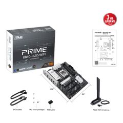 ASUS PRIME B840-PLUS WIFI AMD B840 AM5 DDR5 7600MHz (OC) 3x M.2 2.5Gbit LAN Wi-Fi ATX Anakart