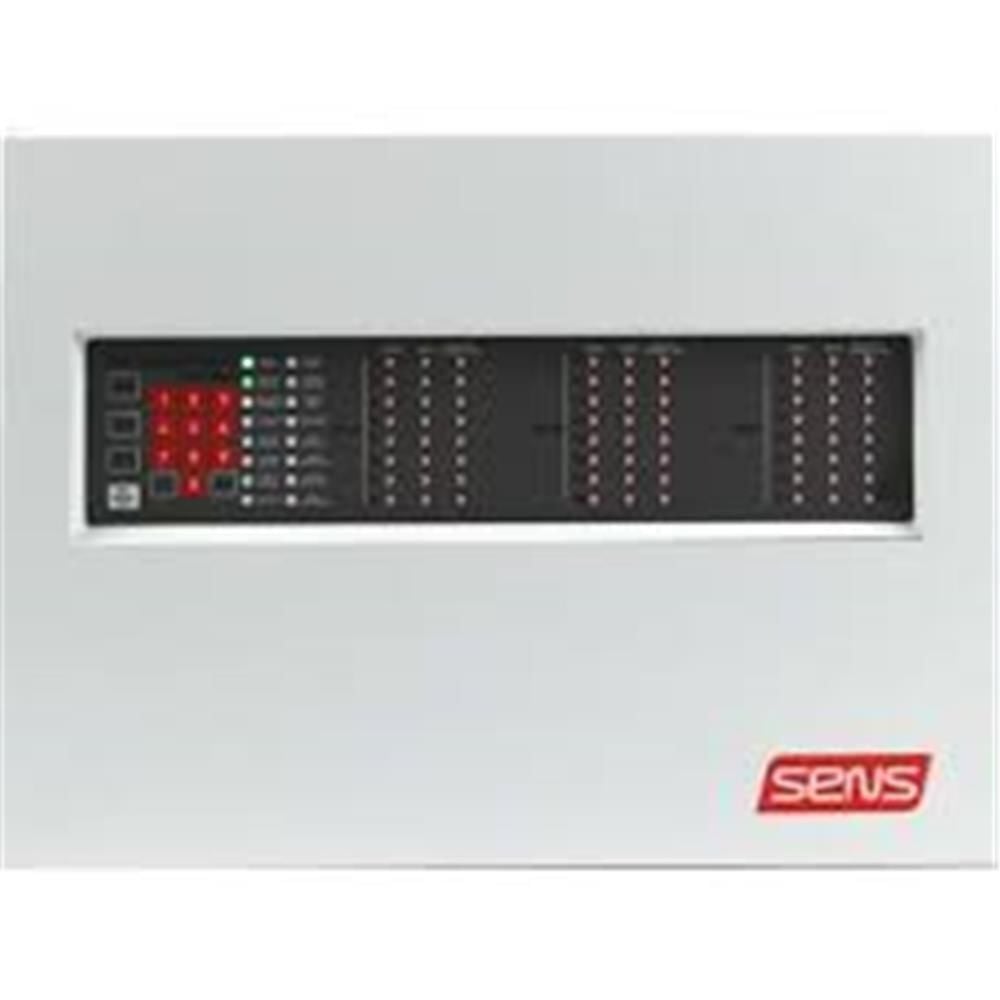 Sens MC5-4 4 Zone Konvansiyonel Yangın Alarm Kontrol Paneli EN54‑2/4 Uyumlu 4 Bölgeli 220 VAC SMPS Mikroişlemci Kontrollü (Model: MC5‑4)