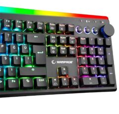 Rampage KB-R97 X-TRACER Full RGB Aydınlatmalı Red Switch Kablolu Mekanik Gaming Klavye
