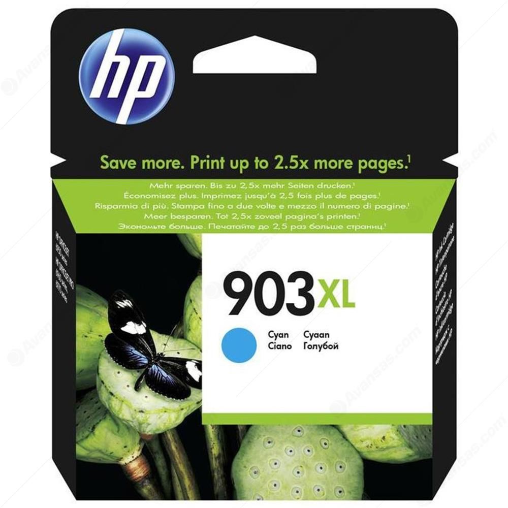 HP 903XL High Yield Cyan (Mavi) Orijinal Mürekkep Kartuşu (T6M03AE)