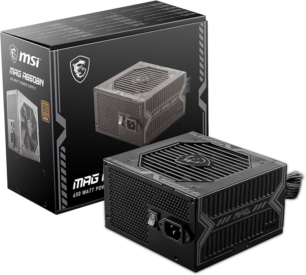 MSI MAG A650BN II 650W 80+ Bronze Güç Kaynağı
