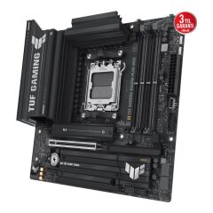 Asus TUF GAMING B850M-PLUS WIFI AMD B850 AM5 DDR5 8000MHz (OC) HDMI DP 2x M.2 Wi-Fi 6E mATX Anakart
