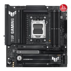 Asus TUF GAMING B850M-PLUS WIFI AMD B850 AM5 DDR5 8000MHz (OC) HDMI DP 2x M.2 Wi-Fi 6E mATX Anakart