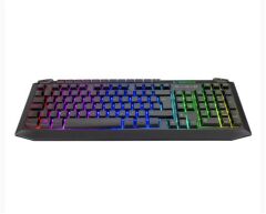 Rampage KB-R310 Broker V2 Kablolu USB RGB Gökkuşağı Aydınlatmalı 6D Mouse 12800 DPI Oyuncu Klavye + Mouse Set (Siyah)