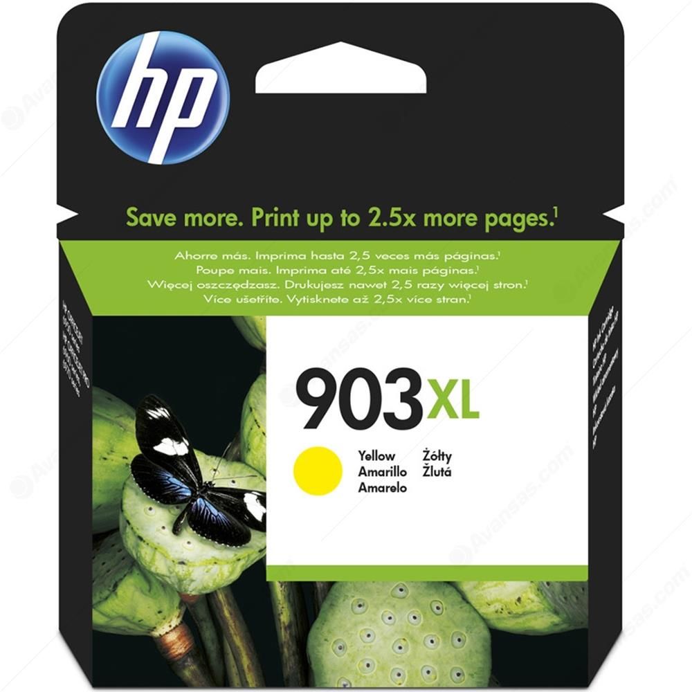 HP 903XL High Yield Yellow (Sarı) Orijinal Mürekkep Kartuşu (T6M11AE)