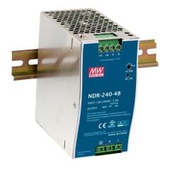 Mean Well NDR-240-48 240W 48V 5A Endüstriyel DIN Ray Tipi Güç Kaynağı