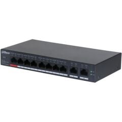 Dahua CS4010-8ET-110 8 Port Fast Ethernet PoE 110W Bulut Yönetilebilir Switch + 2 Gigabit Uplink