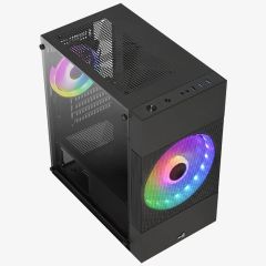 Aerocool AE ATMC LT 500 Atomic Lite 500W Mini Tower Kasa 1x18cm FRGB & 1x12cm FRGB Fanlı