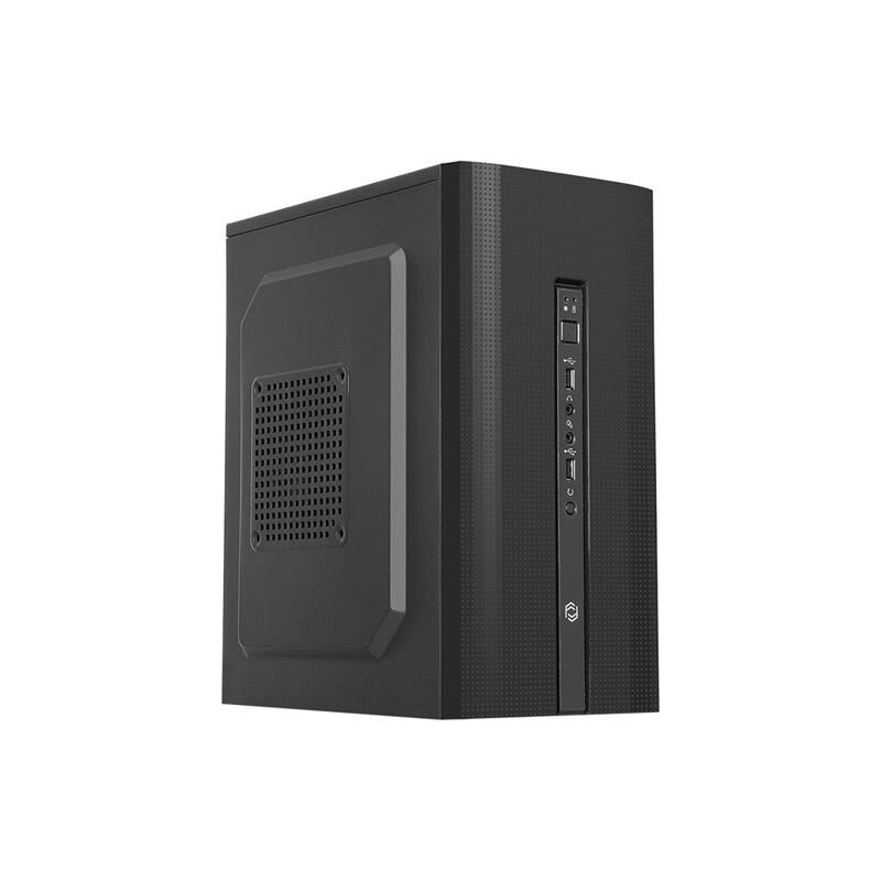 FRISBY FC-2710B 300W Güç Kaynağı 1x120mm Fan USB 2.0 Mini Tower Siyah Bilgisayar Kasası