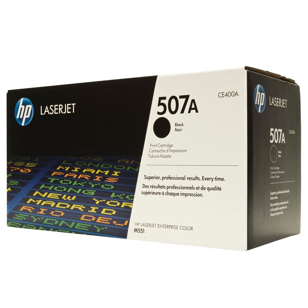 HP 507A Siyah (Black) LaserJet Toner Kartuşu - CE400A - LaserJet Enterprise 500 Color M551 / M575 - 5.500 Sayfa
