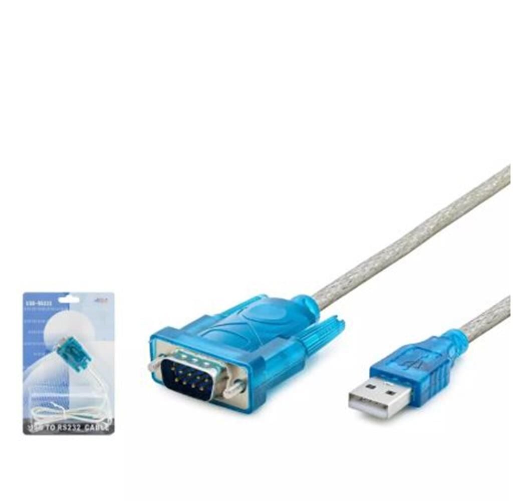 Hadron HDX7512 USB to RS232 DB9 Seri Port Dönüştürücü Kablo 84cm Silver