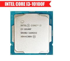 Intel Core i3‑10100F TRAY 3.60 GHz Quad‑Core 6 MB Smart Cache 14 nm LGA1200 İşlemci (4 Çekirdek/8 Thread, 65 W, Turbo Boost 4.30 GHz, Grafik Yok)