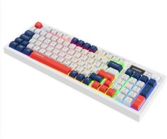 Everest KB-85 SILENT PRO Kablosuz 2.4GHz + Bluetooth RGB Q Türkçe Membrane Sessiz Wireless Oyuncu Klavyesi (Beyaz / Mavi / Kırmızı)