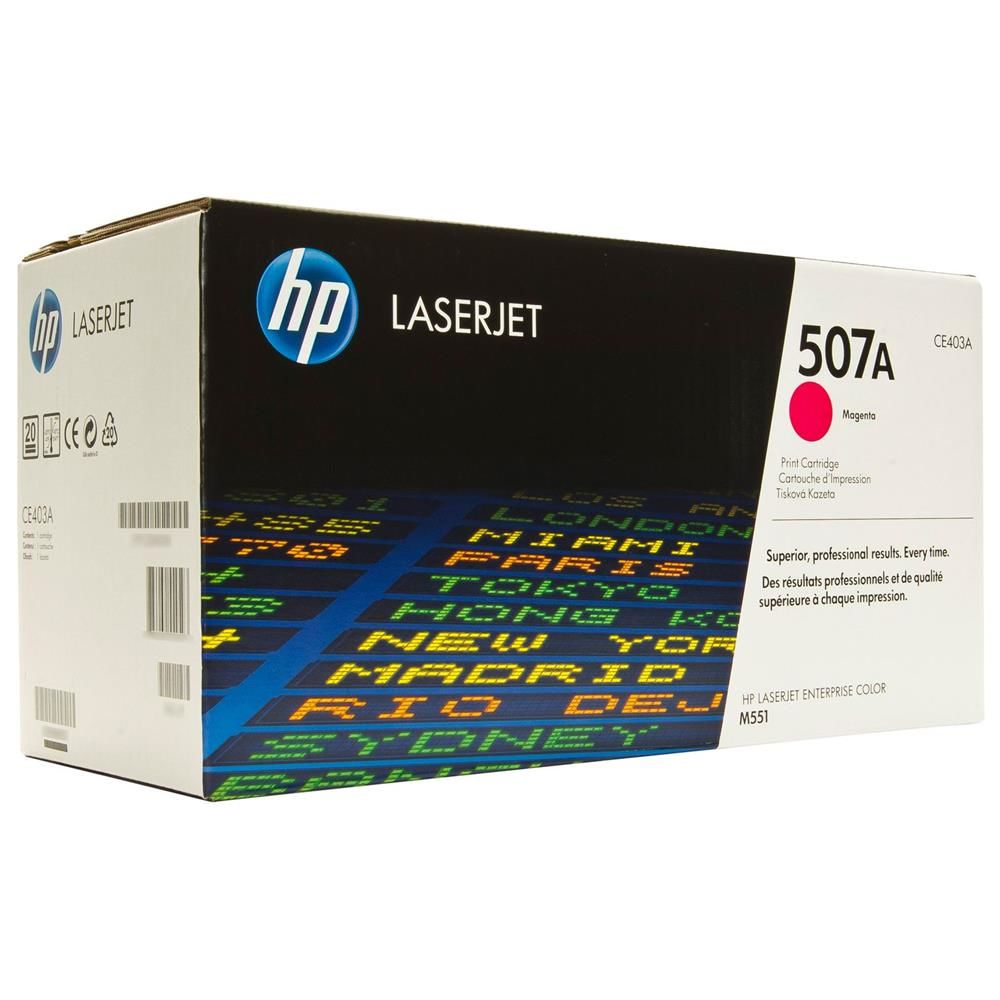 HP 507A Magenta (Macenta) Orijinal Lazer Toner - LaserJet Enterprise M551 / M575 (CE403A)