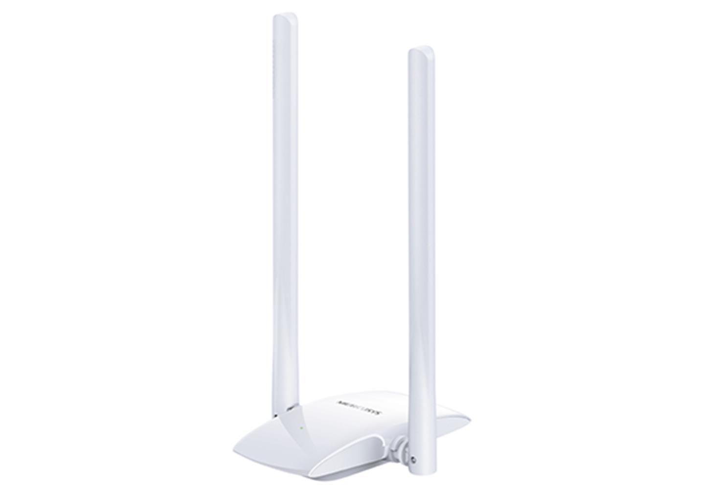Mercusys MW300UH 300 Mbps 5 dBi Çift Antenli USB 2.0 Kablosuz Adaptör – 2×2 MIMO, WPA3 Desteği