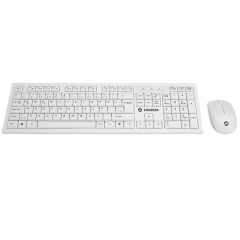 Everest KM-6121 Beyaz Kablosuz Q Slim Klavye + Optik Mouse Set