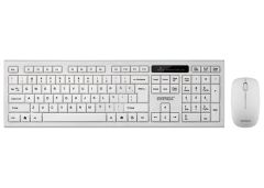 Everest KM-6121 Beyaz Kablosuz Q Slim Klavye + Optik Mouse Set