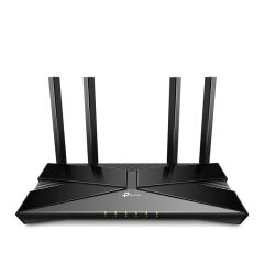 TP-LINK Archer AX53 AX3000 2402Mbps 5GHz + 574Mbps 2.4GHz Dual Band Gigabit Wi-Fi 6 Router, 4x Sabit Yüksek Performanslı Anten, WPA3, OFDMA, MU-MIMO, Beamforming, HomeShield, OneMesh, Siyah