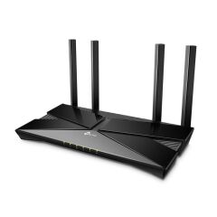 TP-LINK Archer AX53 AX3000 2402Mbps 5GHz + 574Mbps 2.4GHz Dual Band Gigabit Wi-Fi 6 Router, 4x Sabit Yüksek Performanslı Anten, WPA3, OFDMA, MU-MIMO, Beamforming, HomeShield, OneMesh, Siyah