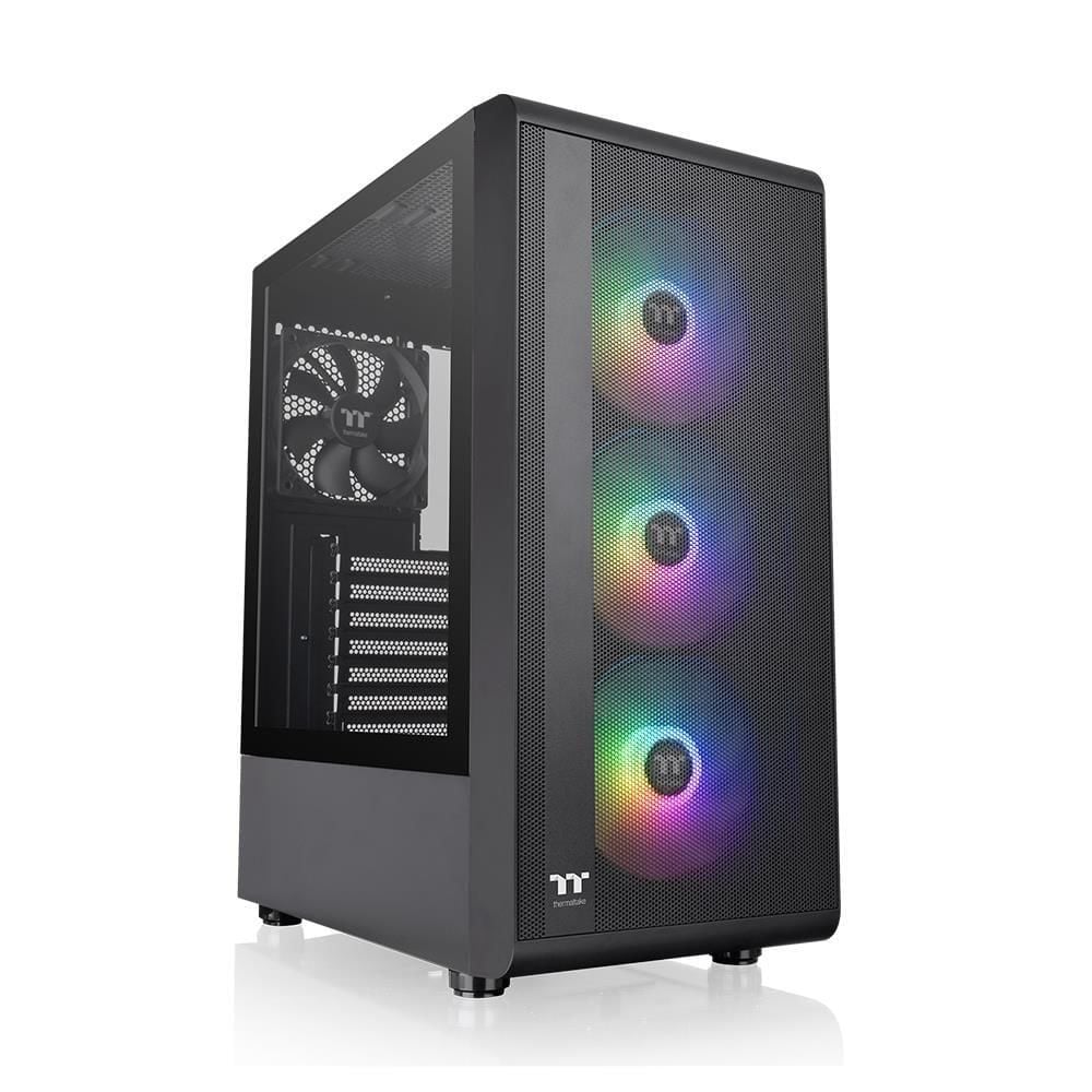 Thermaltake S200 TG ARGB 650 W 80 Plus 3×120 mm ARGB Lite Fan Mesh Ön Panel Tempered Glass Yan Pencereli Mid‑Tower ATX Oyuncu Kasası