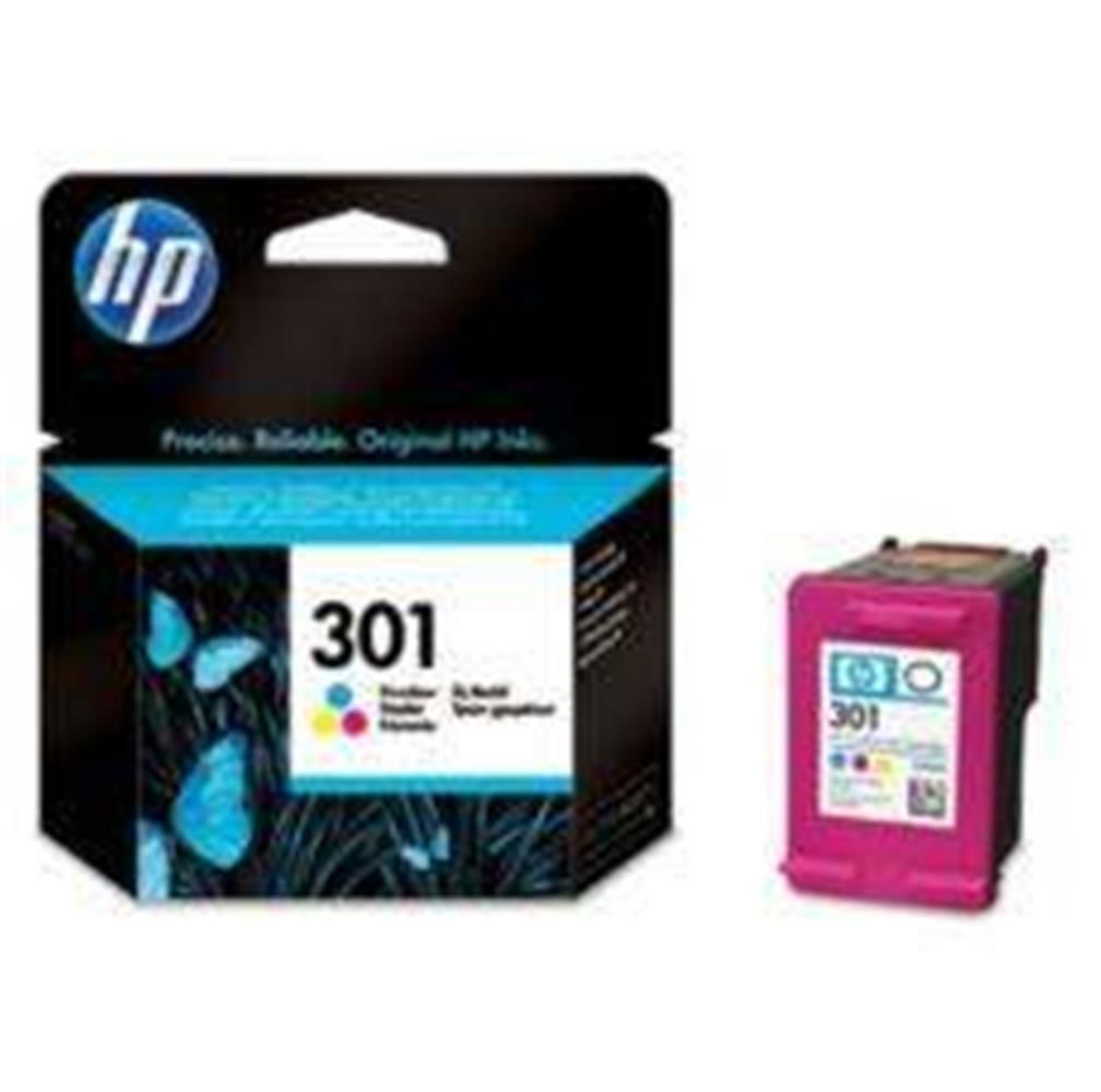 HP 301 Üç Renkli (Color) Orijinal Mürekkep Kartuşu (CH562EE)