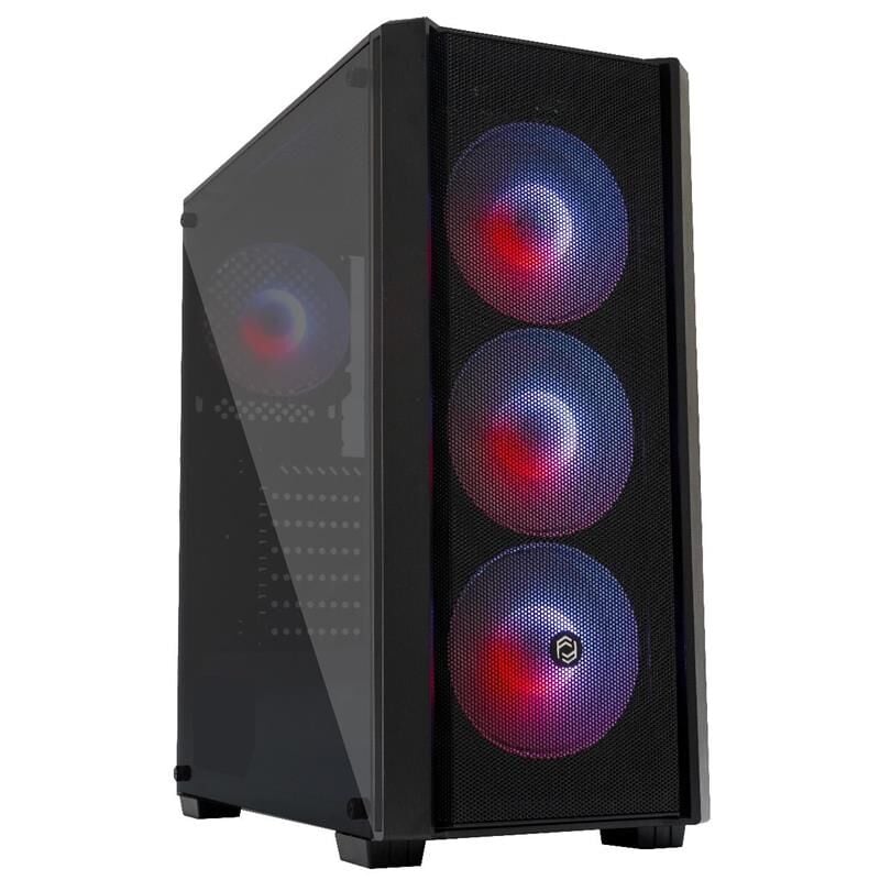 FRISBY FC-9440G 650W 80+ Mid-Tower ATX Gaming Kasa | 4 x 120 mm RGB Fan | Mesh Ön Panel & 4 mm Temperli Yan Cam | USB 3.0+2xUSB 2.0
