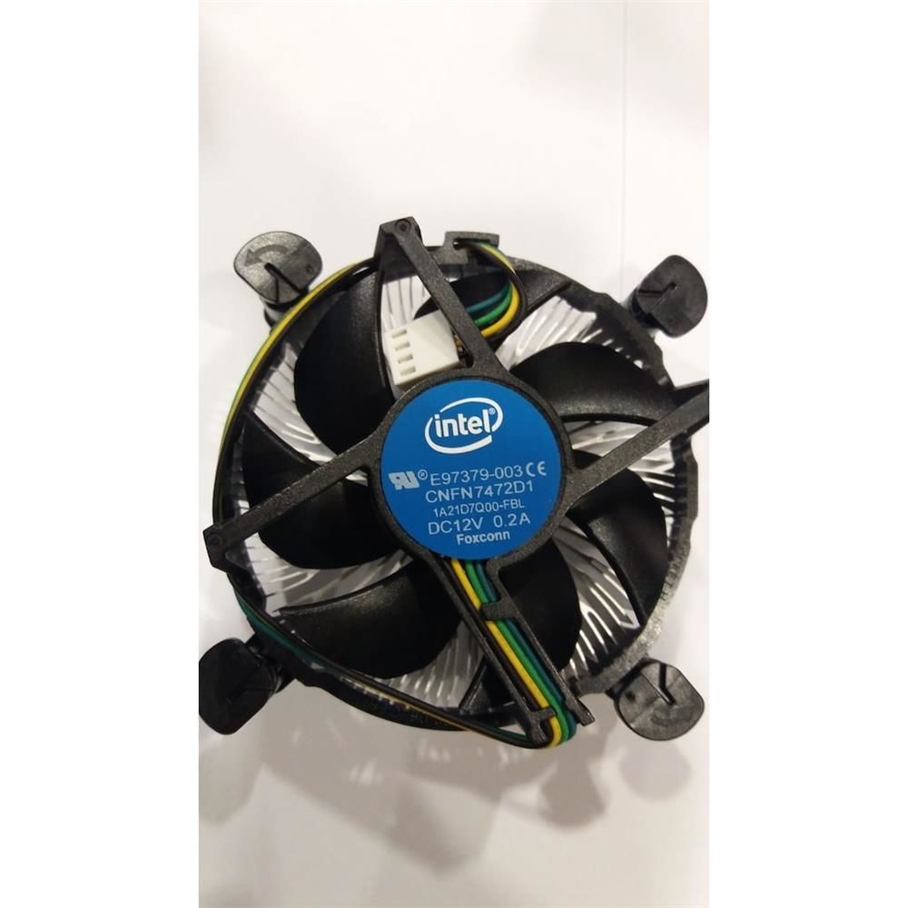 INTEL BXTSRM1 Laminar RM1 LGA 1700 65 W TDP Uyumlu Orijinal Intel M23901‑001 Alüminyum & Bakır CPU Fanı 4-Pin PWM Siyah