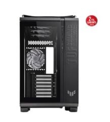 Asus TUF Gaming GT502 PLUS Panoramik Temperli Cam 4x120mm ARGB Fanlı USB-C ATX Siyah Oyuncu Kasası