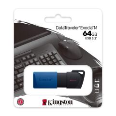 Kingston DataTraveler Exodia M 64GB USB 3.2 Gen 1 Flash Bellek - DTXM/64GB