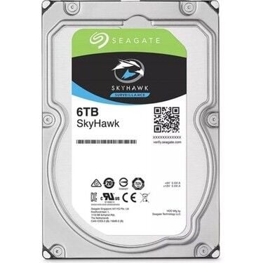 Seagate SkyHawk 3.5'' 6TB 256MB 5400RPM/5900RPM SATA 3.0 Güvenlik Kamerası Sabit Diski (ST6000VX008)