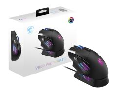 MSI Versa Pro Wireless + Mouse Dock Pro Kablosuz Oyuncu Mouse