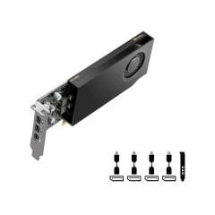 PNY NVIDIA RTX A1000 8 GB GDDR6 128‑Bit Pascal Ayaklı (VCNRTXA1000‑SB) Sessiz (Pasif) Soğutmalı 4 × Mini DisplayPort 1.4a Yapay Zekâ & İş İstasyonu GPU