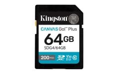 Kingston SDG4-64GB 64GB SDXC Canvas Go Plus Gen4 200MB/s C10 UHS-I U3 V30 Hafıza Kartı