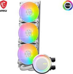 MSI MAG CORELIQUID E360 WHITE ARGB 360mm Sıvı İşlemci Soğutucusu (Intel LGA 1851/1700 - AMD AM5/AM4 Uyumlu)