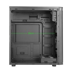 FRISBY FC‑2910B 500W 1X120MM FAN USB 2.0 ATX / Micro‑ATX / Mini‑ITX Midi Tower Siyah Kasa (500 W PSU, 120 mm Fan, USB 2.0)