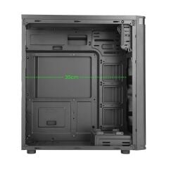 FRISBY FC‑2910B 500W 1X120MM FAN USB 2.0 ATX / Micro‑ATX / Mini‑ITX Midi Tower Siyah Kasa (500 W PSU, 120 mm Fan, USB 2.0)